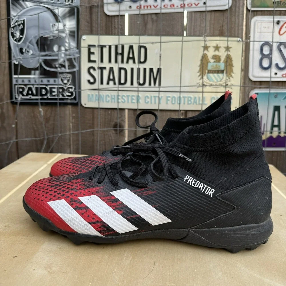 adidas 20.3 Tf Core Black/FTWR White/Active Red Football Shoes-SZ‎ 11 (EF2208)